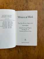 The Paris Review Interviews: Writers at Work