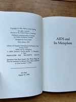 AIDS and Its Metaphors