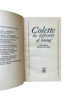 Colette : The Difficulty of Loving