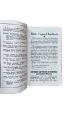 Birth Control and Some of its Simplest Methods
