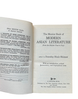 The Mentor Book of Modern Asian Literature