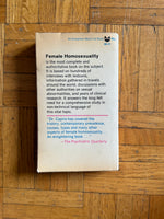 Female Homosexuality: A Modern Study of Lesbianism