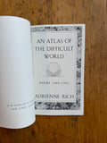 An Atlas Of The Difficult World: Poems 1988-1991