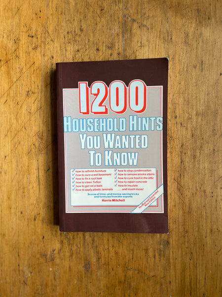 1200 Household Hints You Wanted To Know