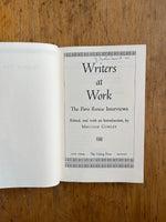 Writers at Work: The Paris Review Interviews