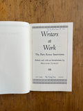 Writers at Work: The Paris Review Interviews