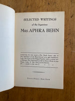 Selected Writings of the Ingenious Mrs. Aphra Behn