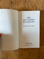 The Left-Handed Dictionary