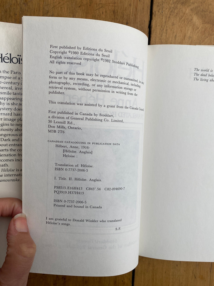 Heloise – Bellwoods Books