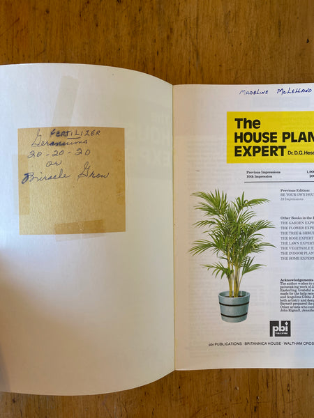 the house plant expert The House Plant Expert – Bellwoods Books