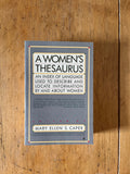 A Women’s Thesaurus