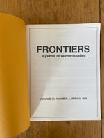 Frontiers: A Journal of Women Studies
