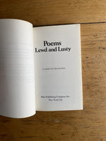 Poems: Lewd and Lusty