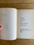 Love Poems of Elizabeth Sargent