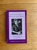Adrienne Rich’s Poetry and Prose