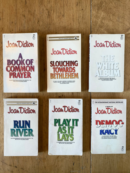 Joan Didion vintage 70s/80s paperback collection